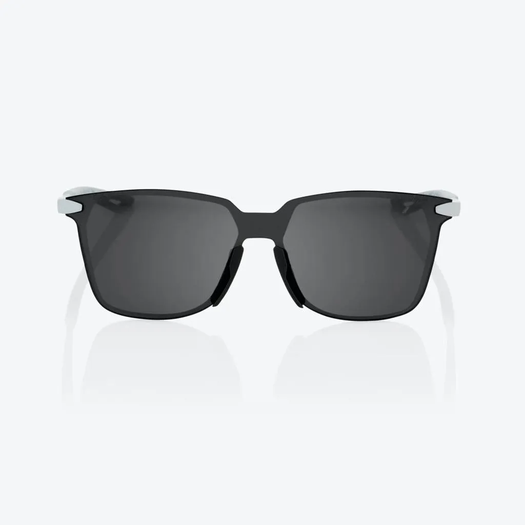 100% Legere Square - Soft Tact Stone Grey - Black Lens
