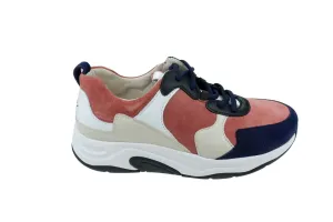 '46.916.28' women's walking rolling sneaker - red black mix