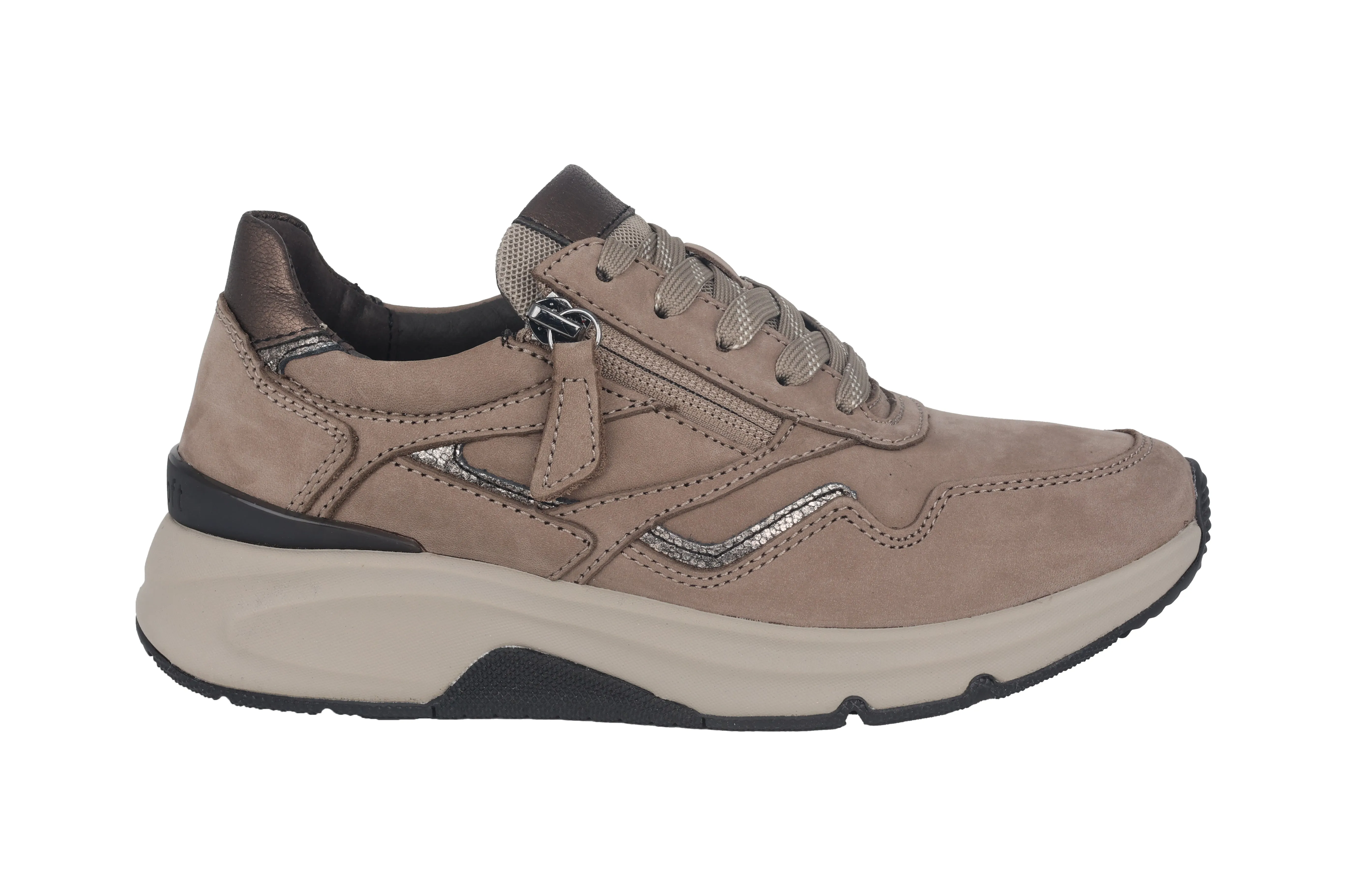 '56.896.42' women's walking rolling sneaker - beige