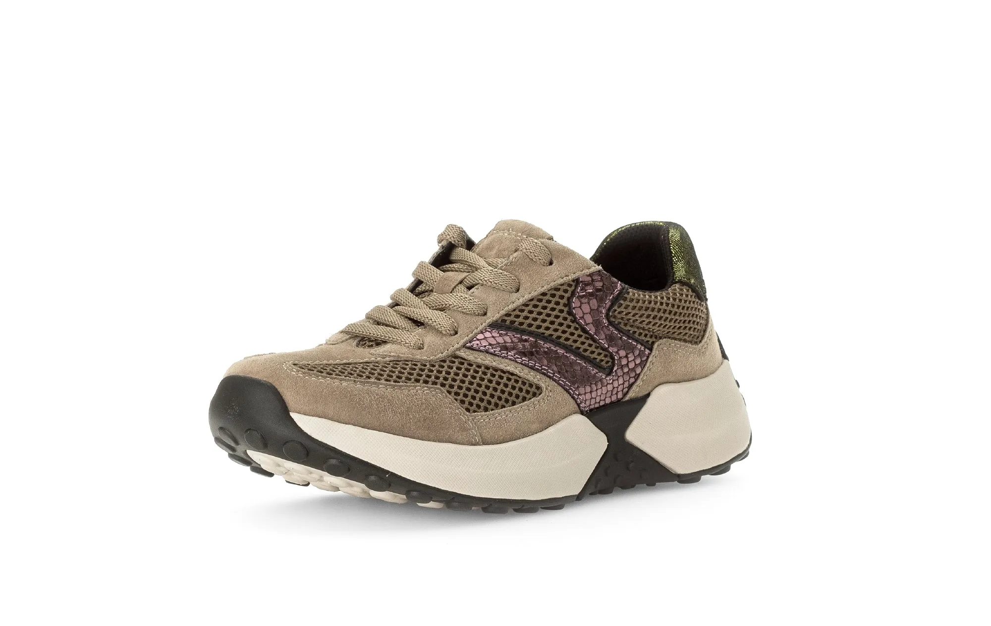'56.996.43' women's walking rolling sneaker - beige