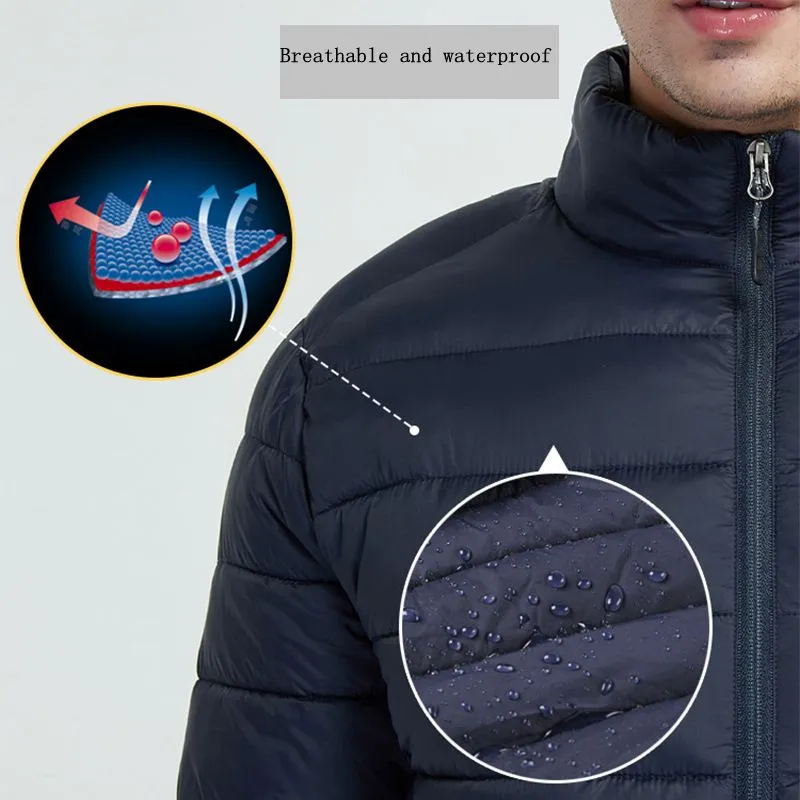 Anniou Men's 8 Area Heated Jacket