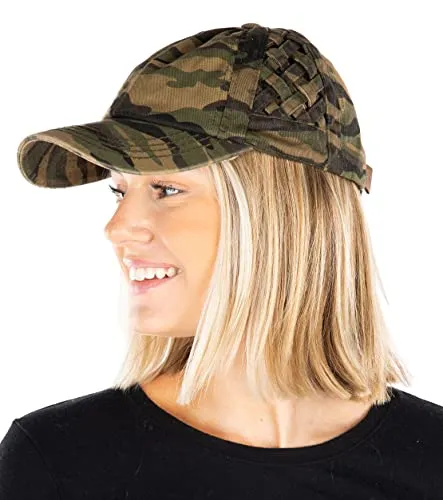Basketweave Dad Hat by Funky Junque