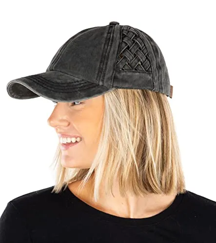 Basketweave Dad Hat by Funky Junque