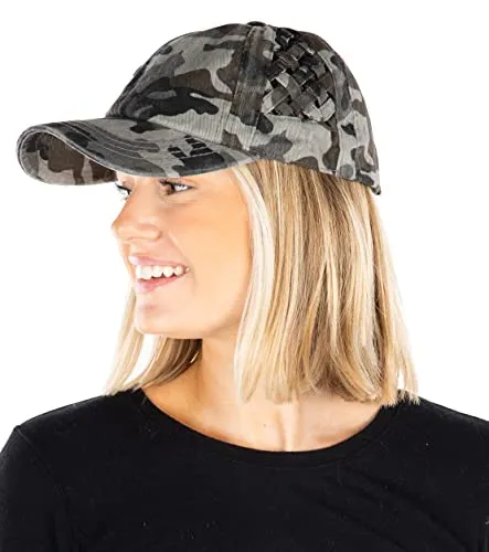 Basketweave Dad Hat by Funky Junque