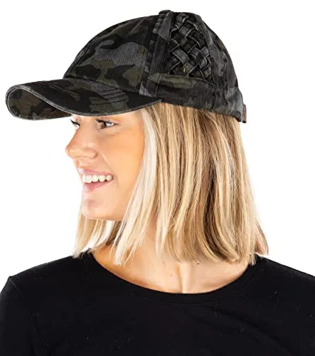 Basketweave Dad Hat by Funky Junque