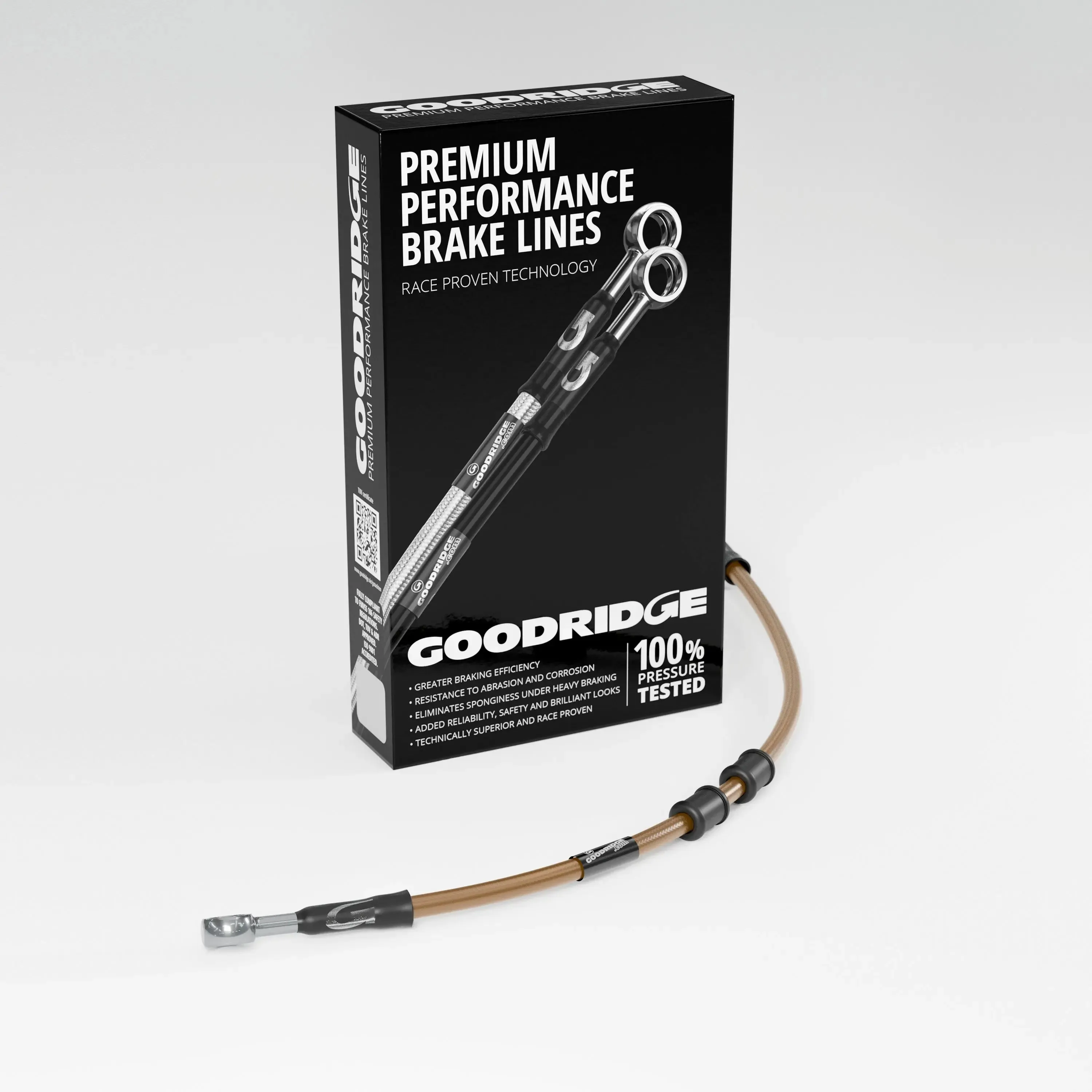BRAKE HOSE KIT FOR YAMAHA XV535 (HIGH BAR) 88-03