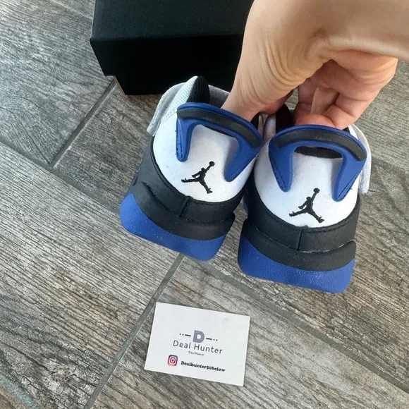 Brand New Air Jordan 6 Rings “Game Royal” Toddler’s Sneakers