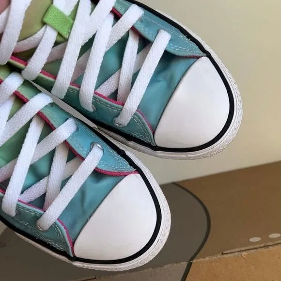 Converse Chuck Taylor Hi Top Multicolor Kids Sneakers A08748F- SZ 2 Y