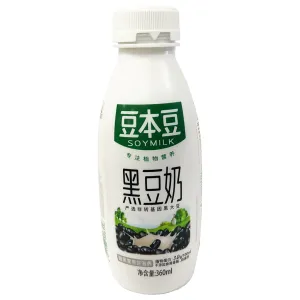 Dou Ben Dou Black Bean Soy Milk 360ml ~ 豆本豆黑豆奶 360ml