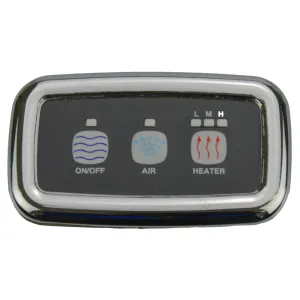 Edgetec Decina 3-Button Sensa Touch Touchpad - Spa Baths - Key Pad Control Panel