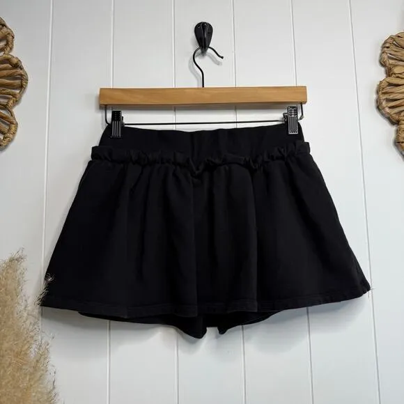 Free People skort Small skirt shorts cotton mini ruffled activewear sporty
