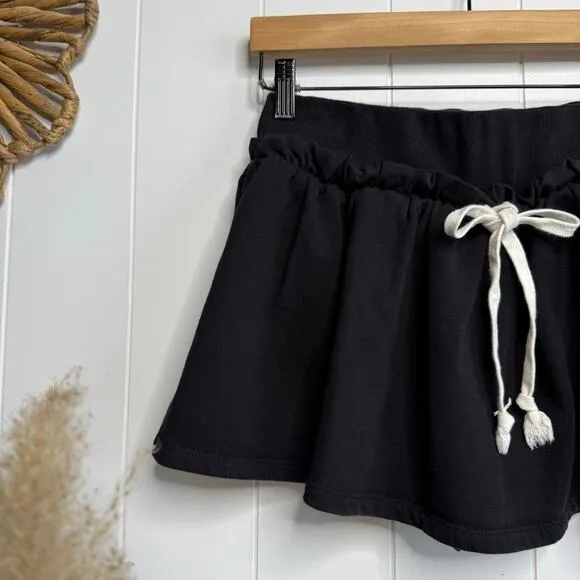 Free People skort Small skirt shorts cotton mini ruffled activewear sporty