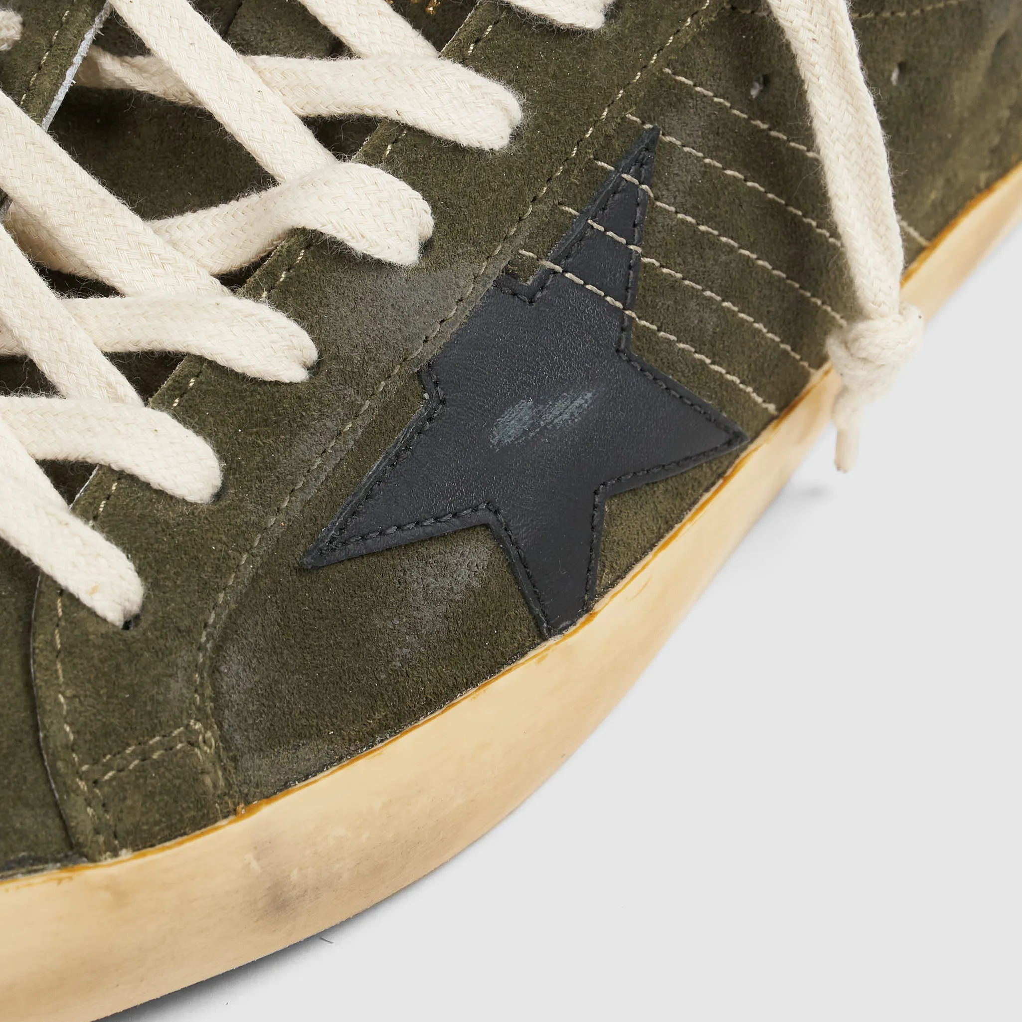 Golden Goose Superstar Green Black Bordeaux Sneakers
