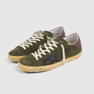 Golden Goose Superstar Green Black Bordeaux Sneakers