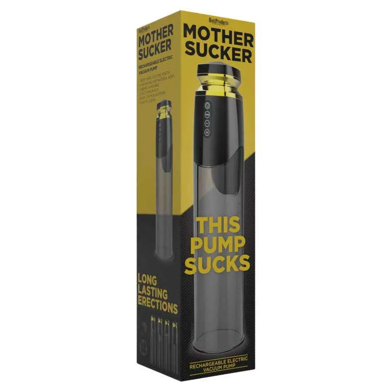 Hott Products Mother Sucker Rechargeable Electric Vacuum Penis Pump