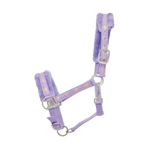 Hy Horse Print Faux Fur Padded Head Collar