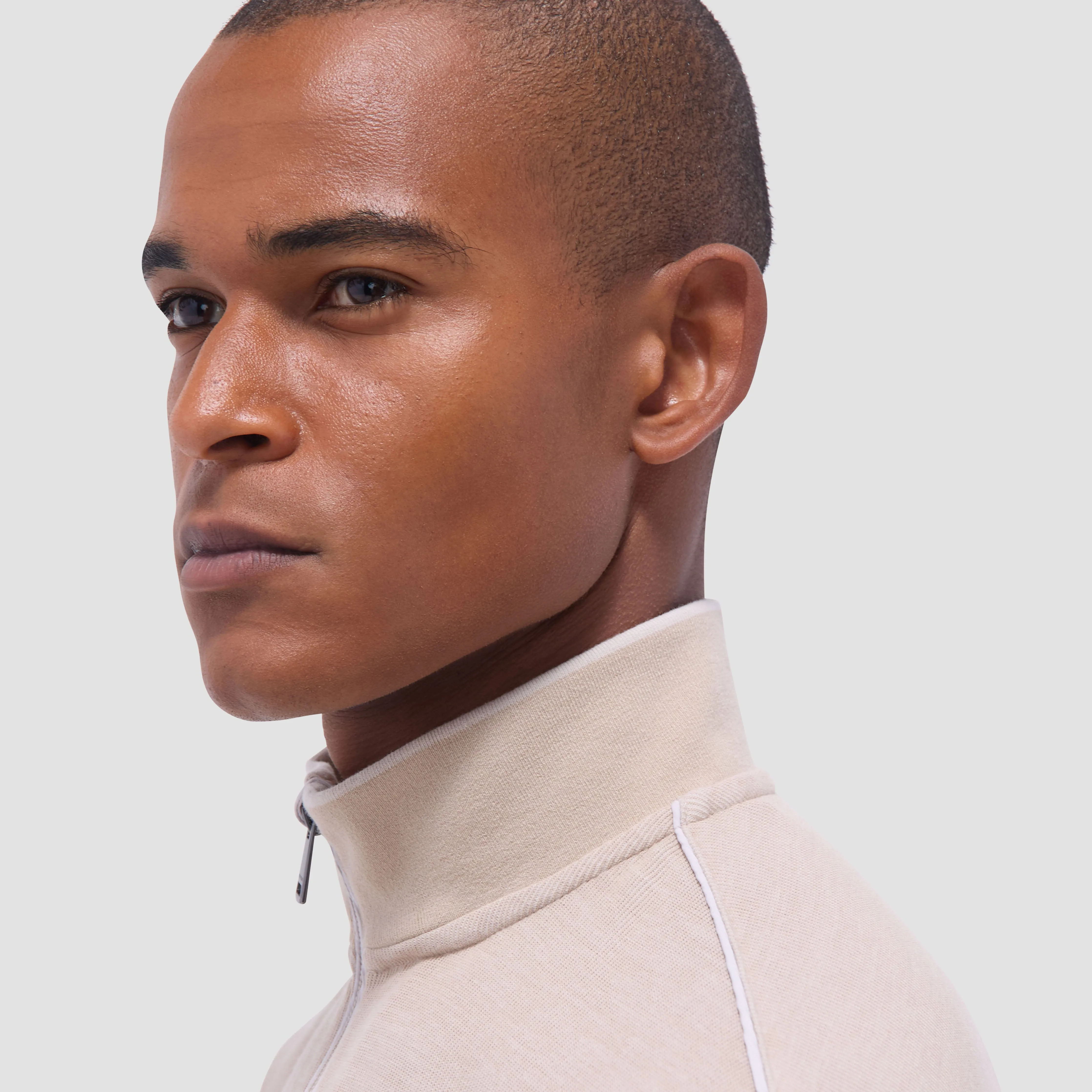 Jacquard Performance Quarter-Zip Pullover