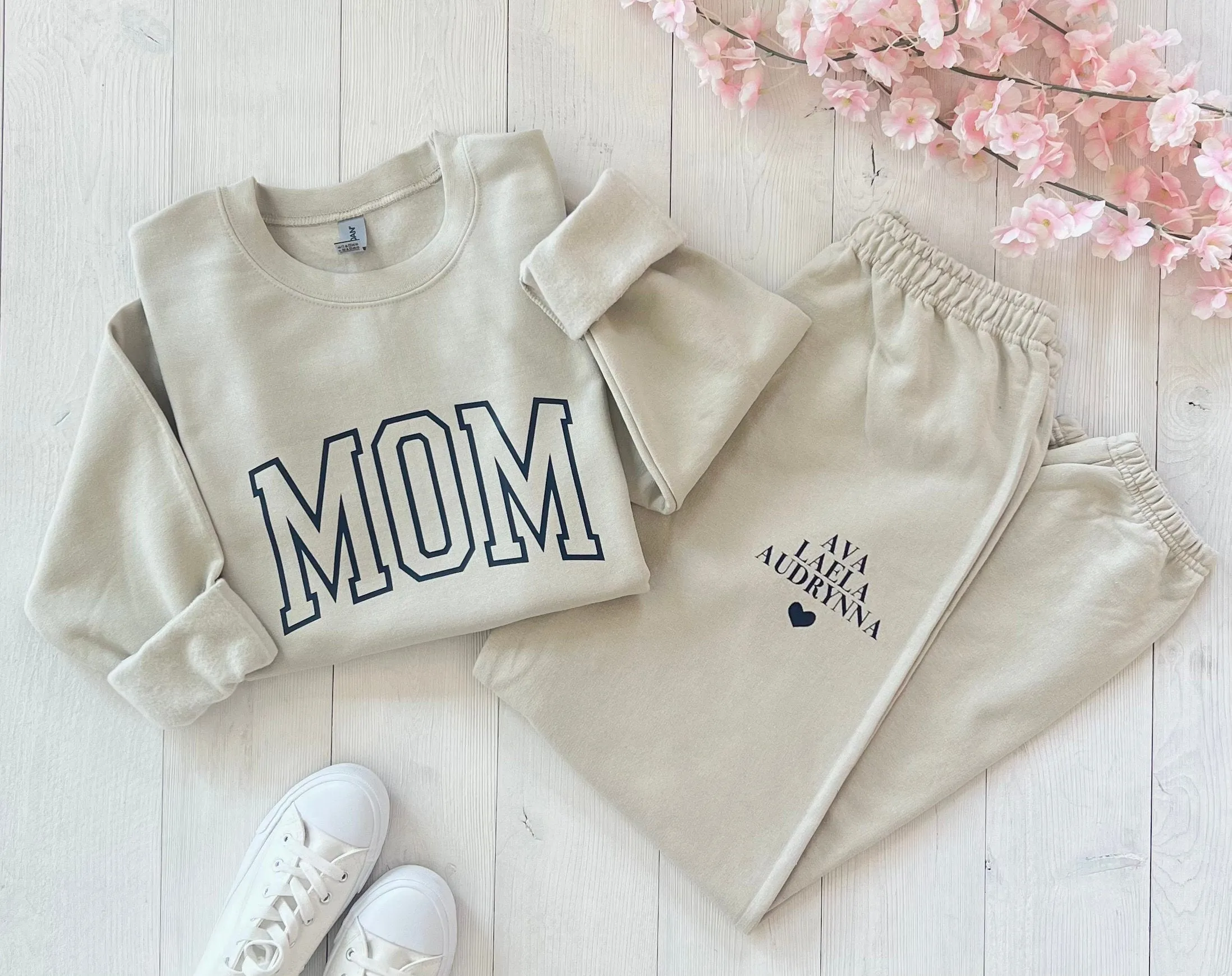 Personalized Mom Sweatsuit for Mothers Day