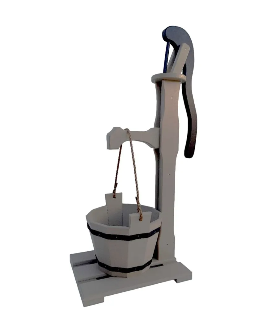 Poly Well Pump with Planter