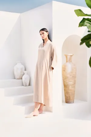 Qatar Woollen Kaftan (Natural)