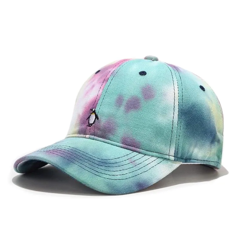"TIE AND DYE" Casquette baseball Rose Orange - URB1™