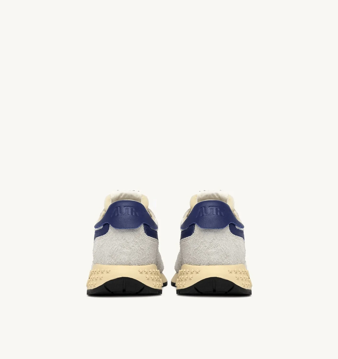 Reelwind Low Sneakers in White and Limoges Suede and Nylon