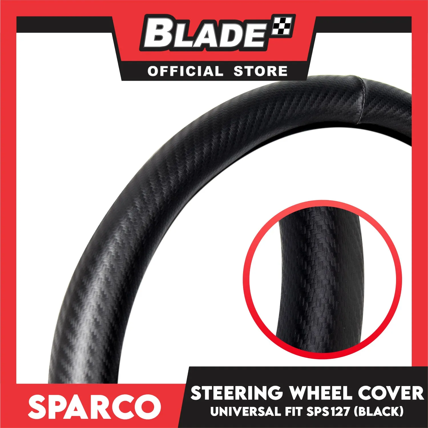 Sparco Corsa Steering Wheel Cover SPS127 (Black)