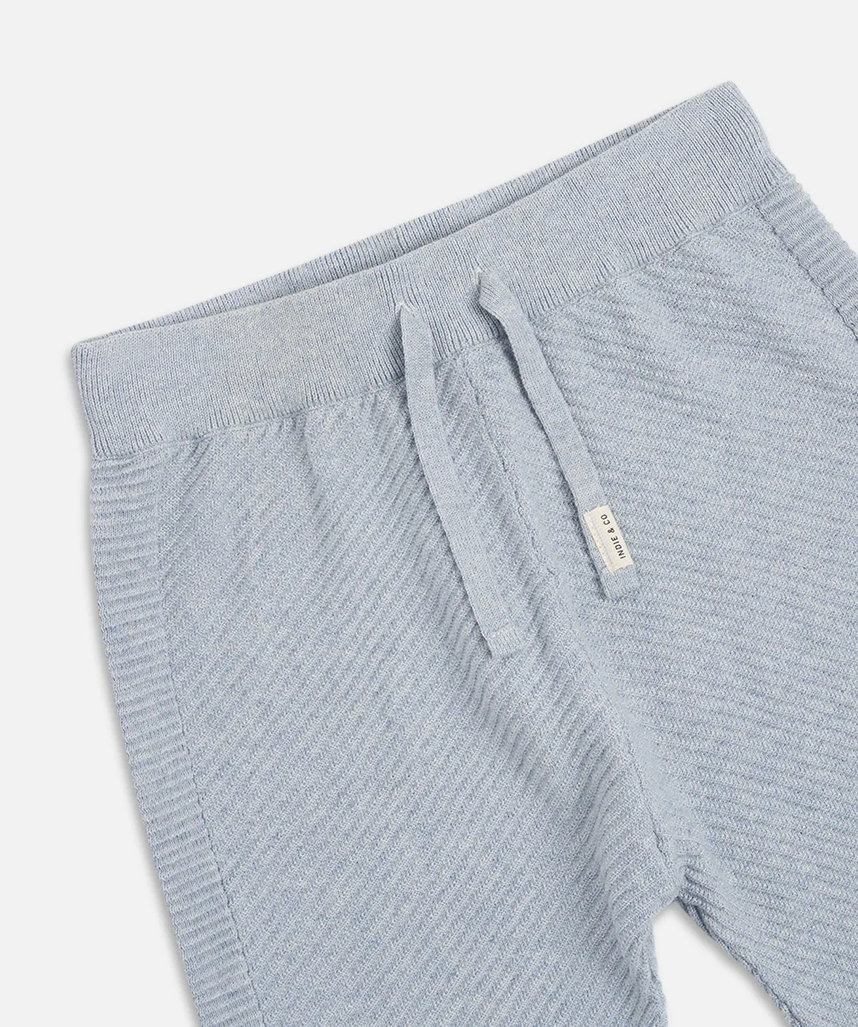The Northridge Knitted Trackie - Light Blue