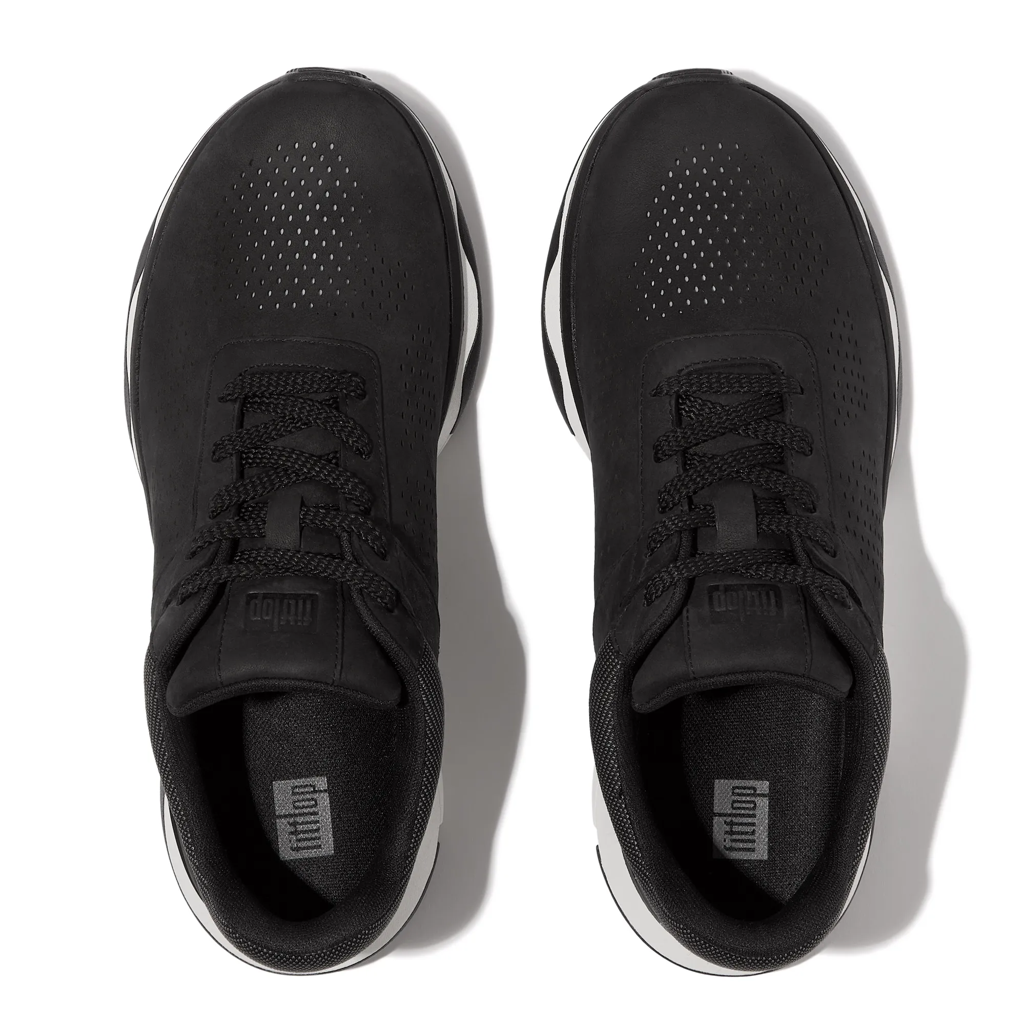 Vitamin FFX Perf Nubuck Sports Sneakers in Black