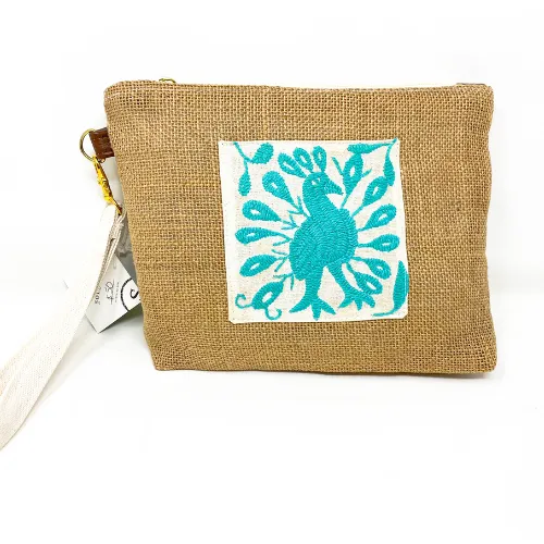 Wrist bag Embroidery