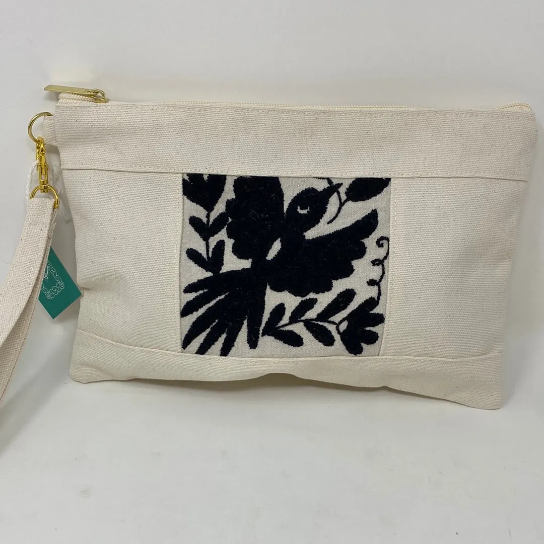 Wrist bag Embroidery