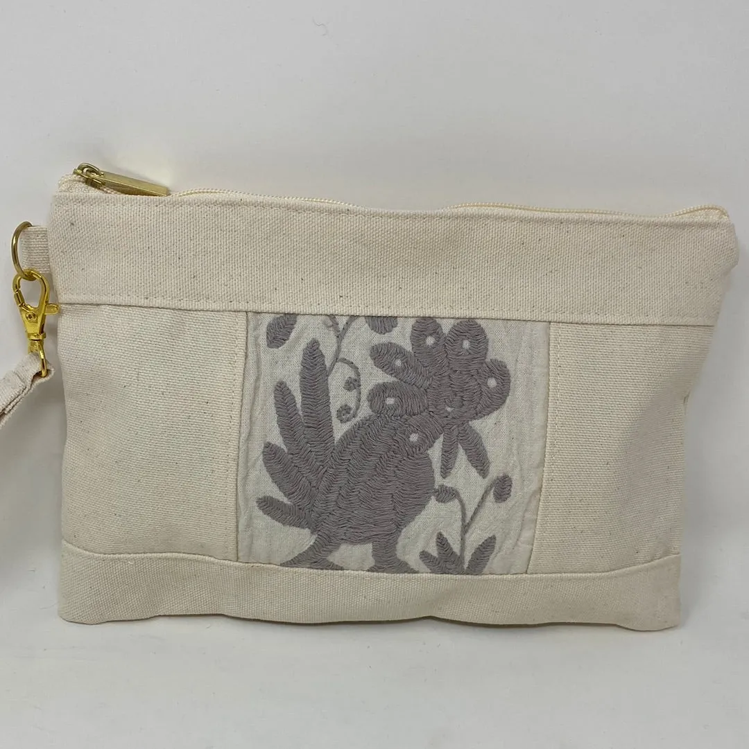 Wrist bag Embroidery