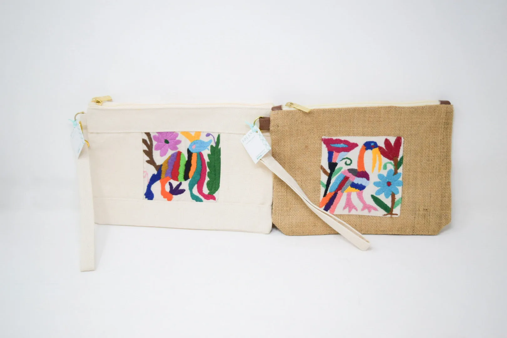 Wrist bag Embroidery