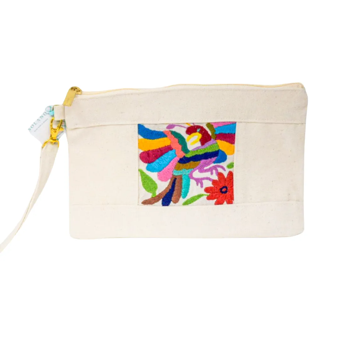 Wrist bag Embroidery