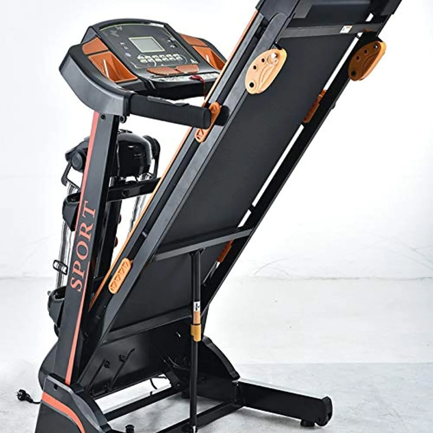 Zzfni Treadmill Multifunction Treadmill, Household Electric Folding Treadmill Mute Small Weight Loss Fitness Equipment Foldable Treadmill