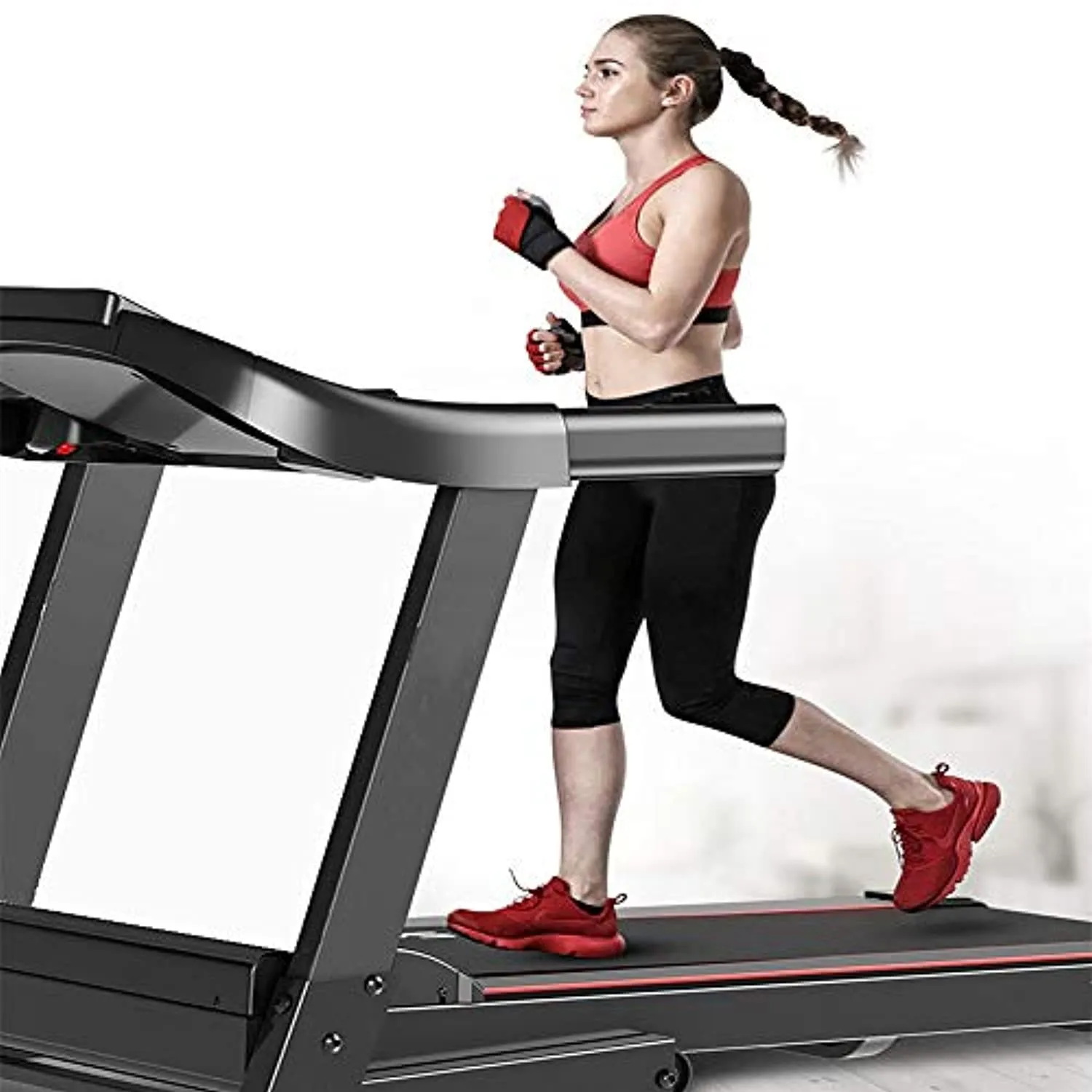 Zzfni Treadmill Ultra-Quiet Home Treadmill Models, Small Single-Function Electric Treadmill, Indoor Fitness Foldable Treadmill