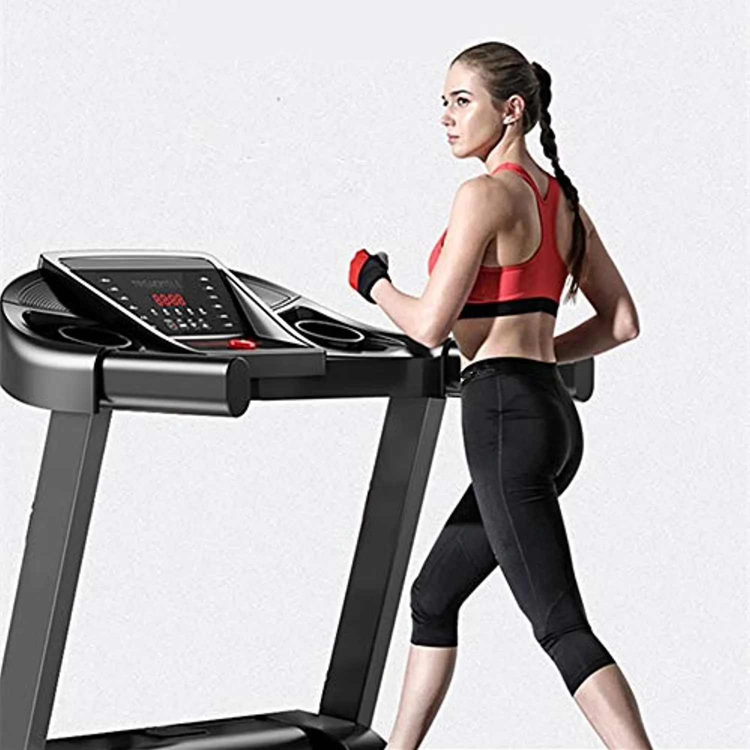 Zzfni Treadmill Ultra-Quiet Home Treadmill Models, Small Single-Function Electric Treadmill, Indoor Fitness Foldable Treadmill